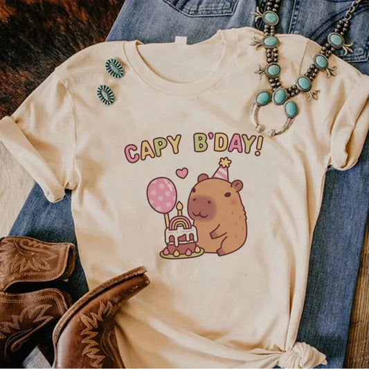 Kawaii Capybara T-Shirts 
