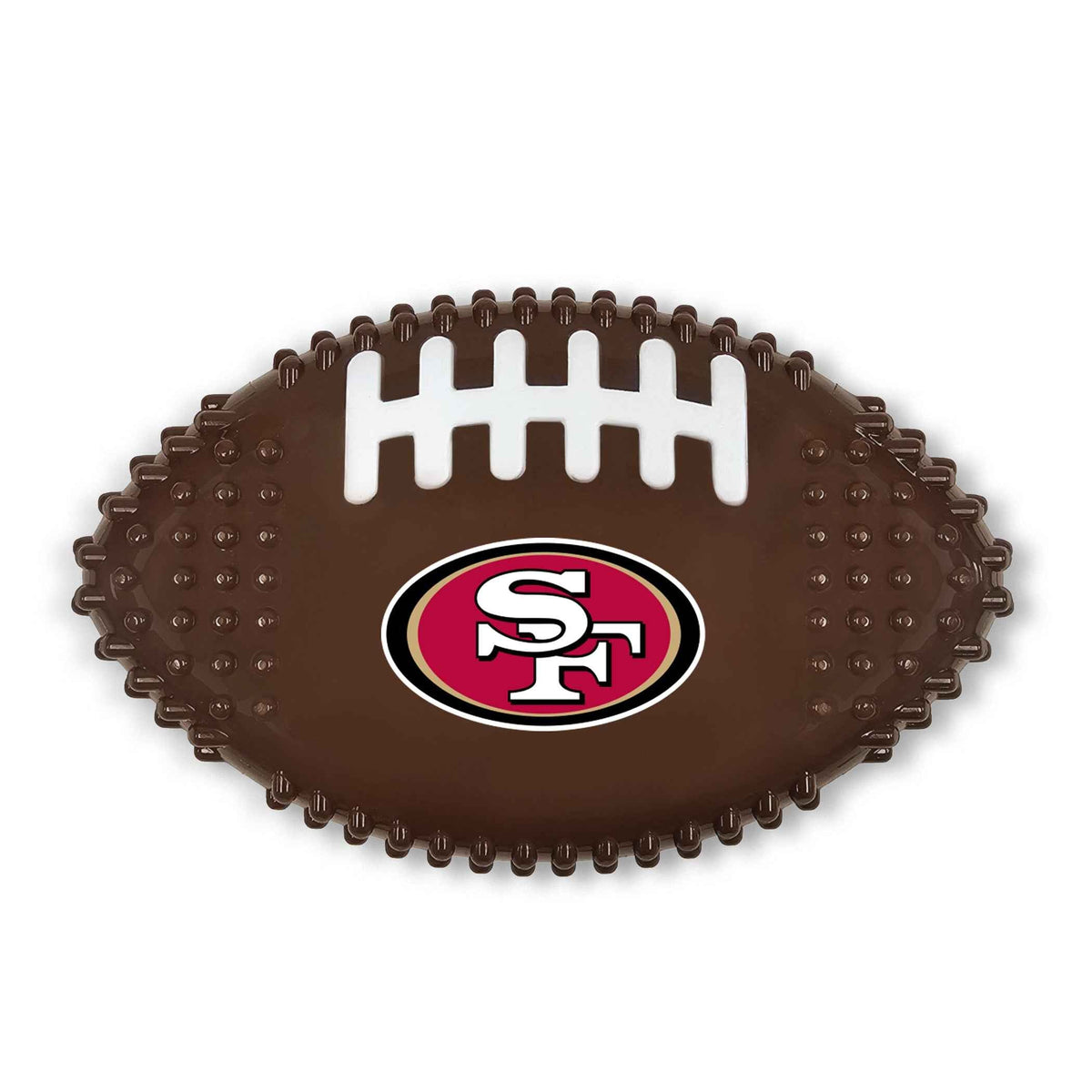 San Francisco 49Ers Hard Nylon Football Chew Toy
