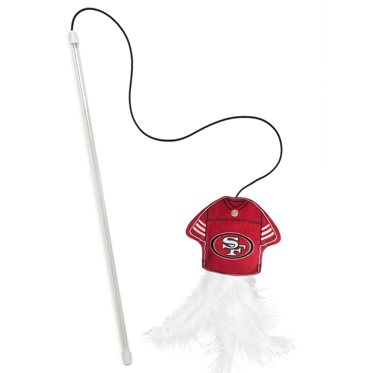 San Francisco 49ers Team Jersey Wand With Catnip