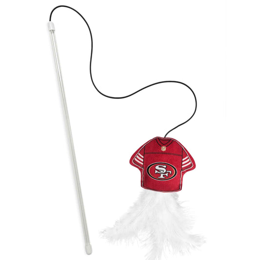 San Francisco 49ers Team Jersey Wand With Catnip