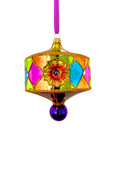 Load image into Gallery viewer, Santiago Reflector Polish Glass Ornament - Southlake Paws
