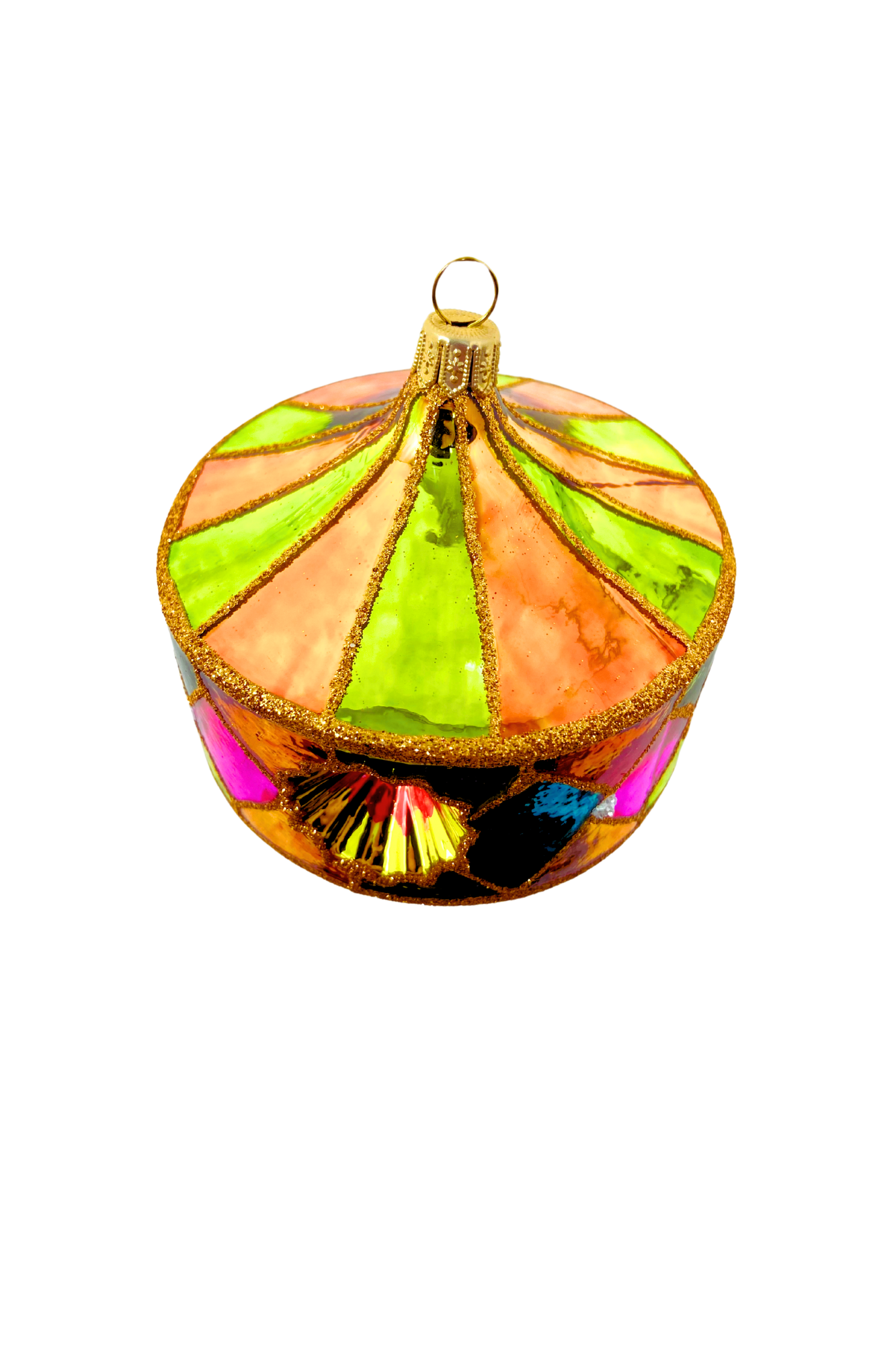 Santiago Reflector Polish Glass Ornament - Southlake Paws