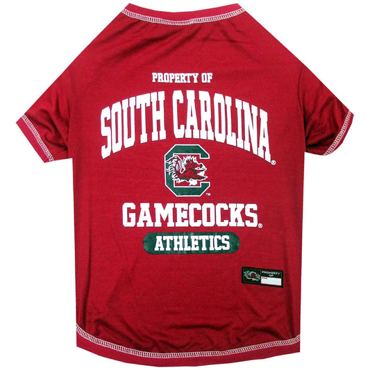 NCAA University of South Carolina Gamecocks Dog T-Shirt