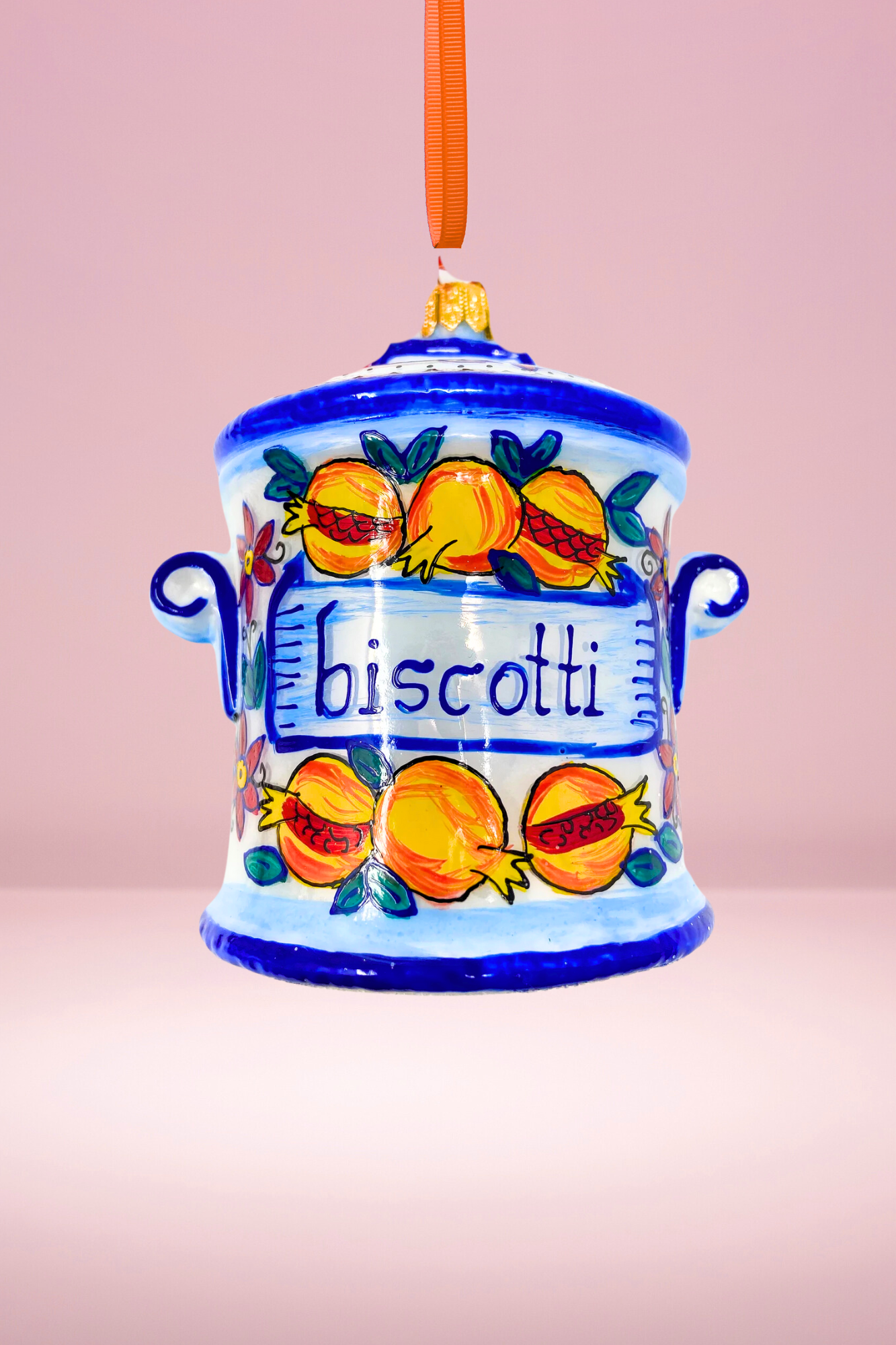 Scotto Cookie Jar Polish Glass Ornament - Southlake Paws