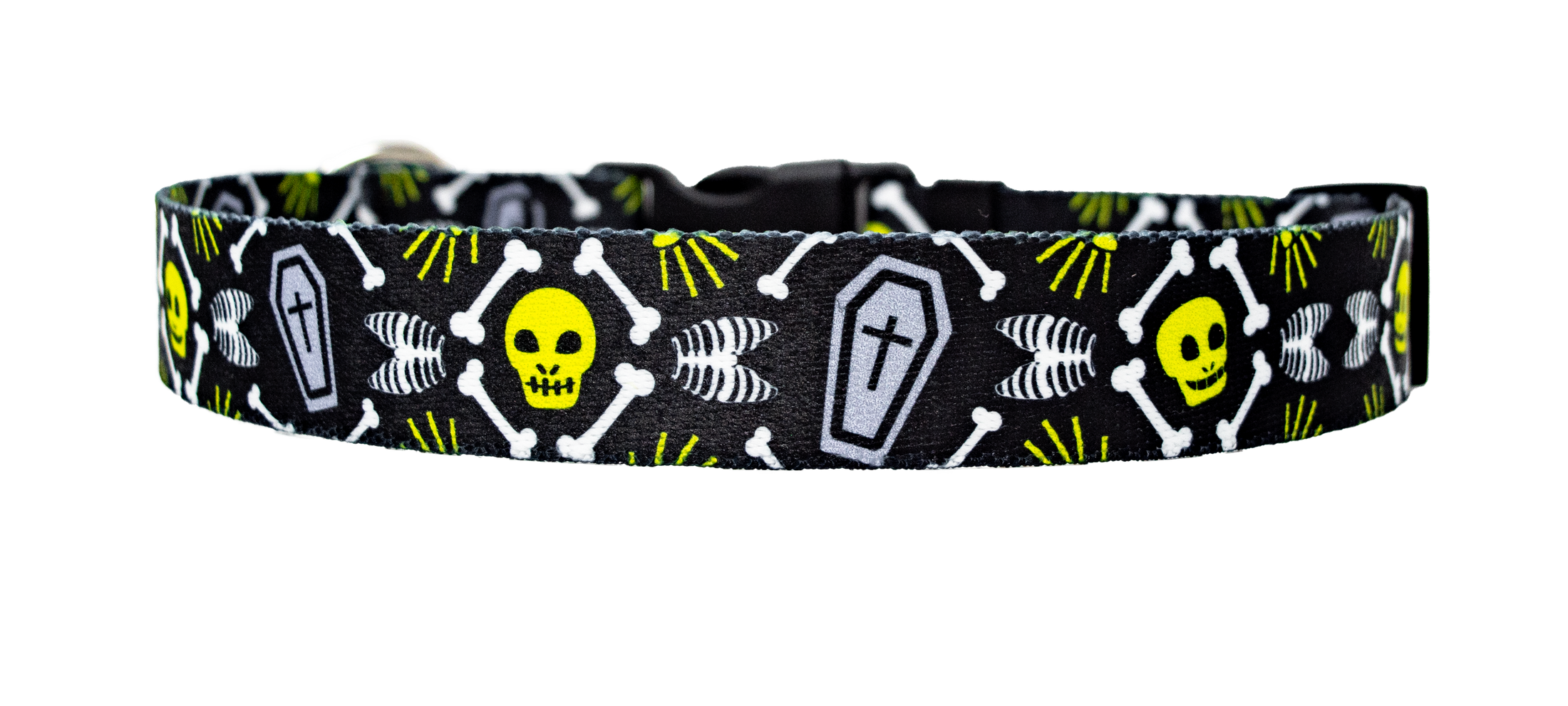 Scary Skeletons Dog Collar