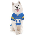 Load image into Gallery viewer, NFL Los Angeles Chargers Striped Mesh Dog Jersey
