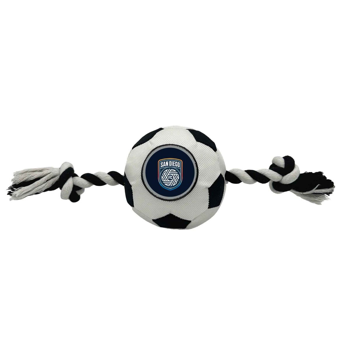 San Diego FC Soccer Ball Rope Toy