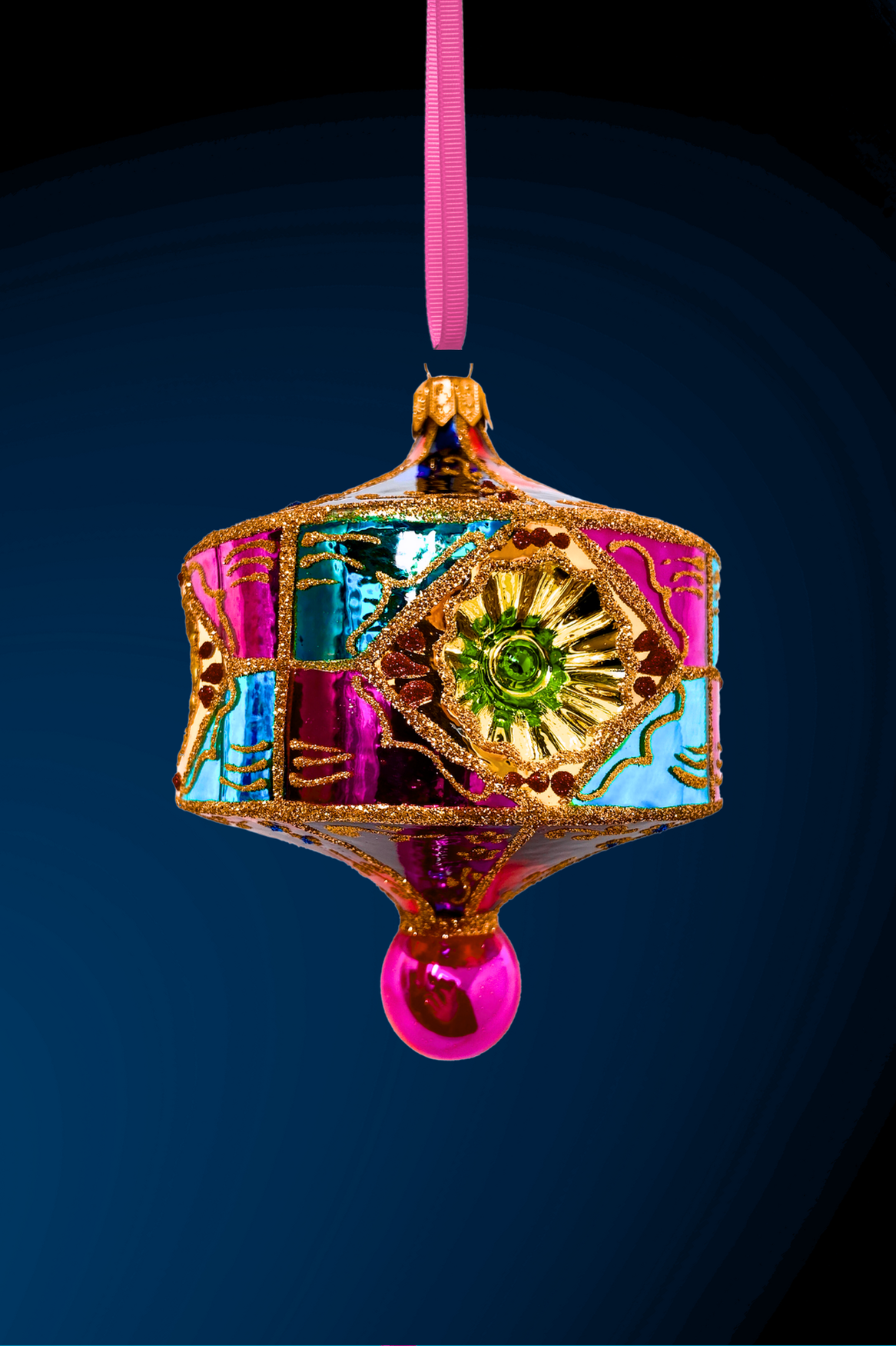 Palazzo Serenita Glass Christmas Ornament - Southlake Paws
