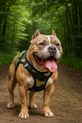 Load image into Gallery viewer, Parisian Pet 'Step-In Harness' for Dogs & Cats – Comfortable Camo Harness, Adjustable Fit for Small & Large Pets, Green
