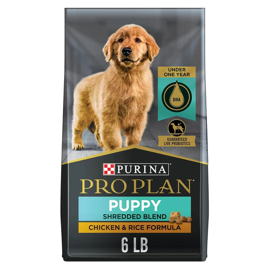 Pro Plan Puppy Shredded Blend Chicken & Rice Formula Dry Dog Food The Family Pet