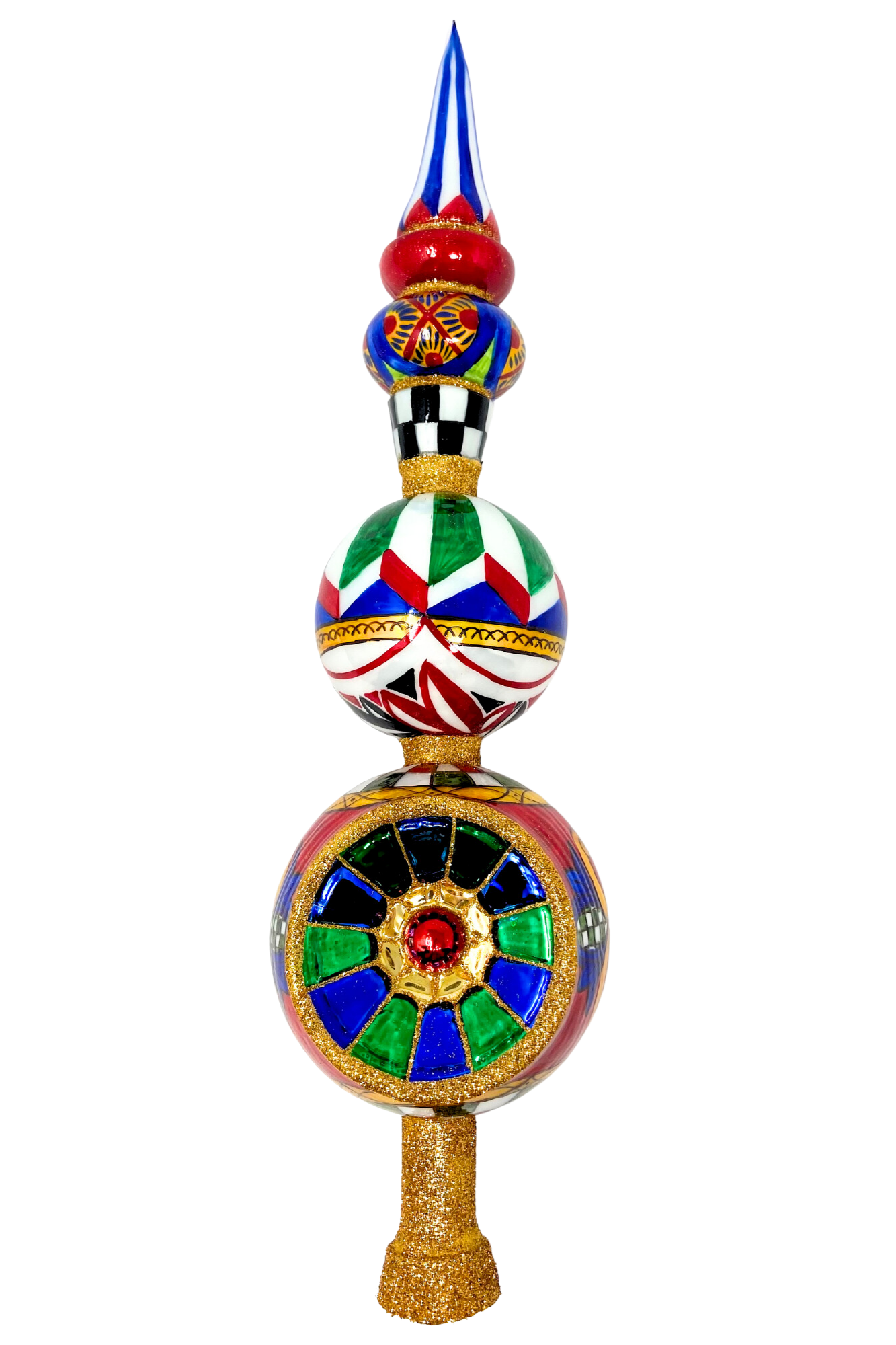 Sicilian Carretto Finial Tree Topper - Southlake Paws