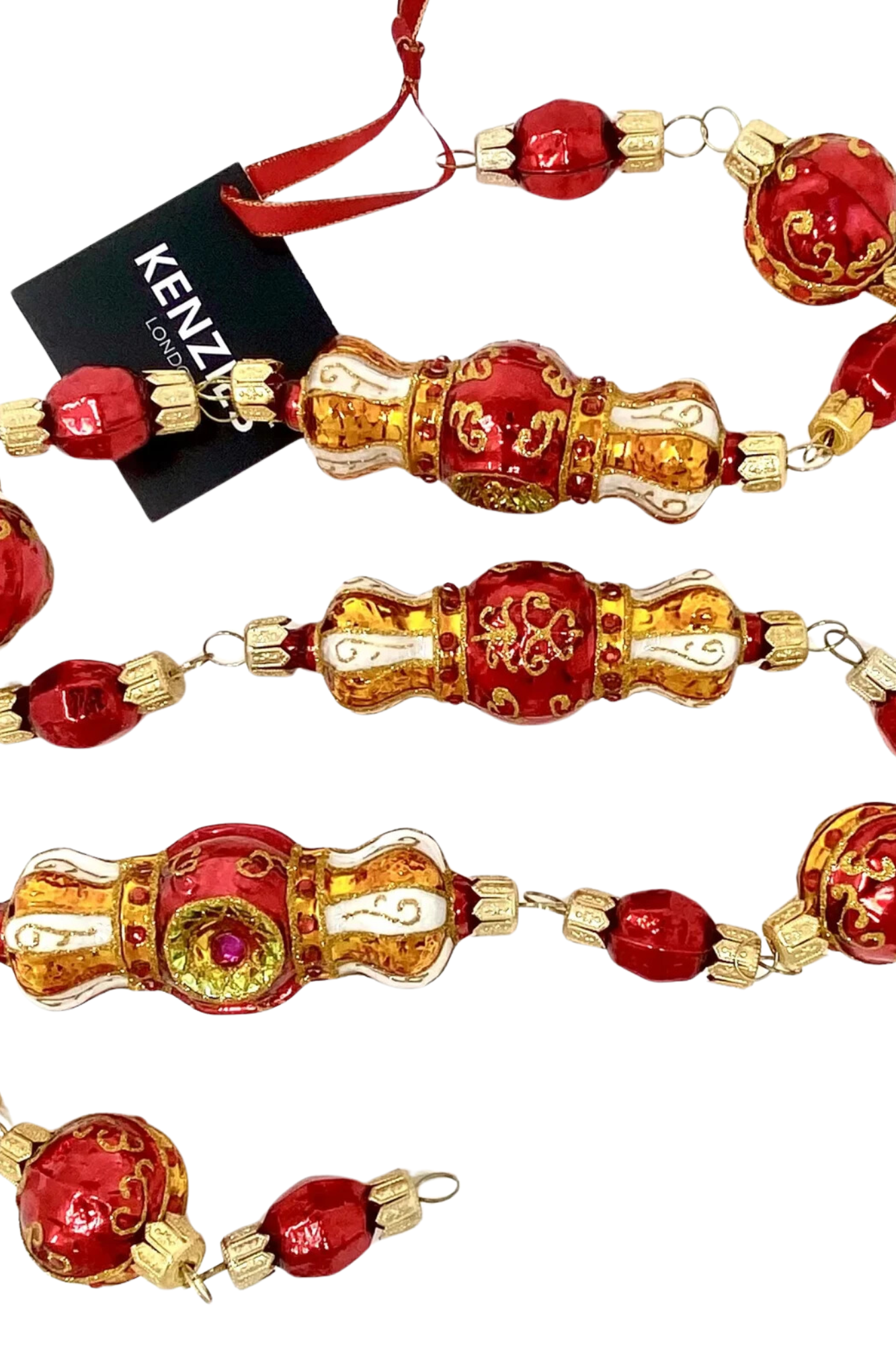 Sistine Royalty Glass Tree Garland - Southlake Paws