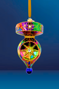 Load image into Gallery viewer, Spinner Saint James Glass Ornament
