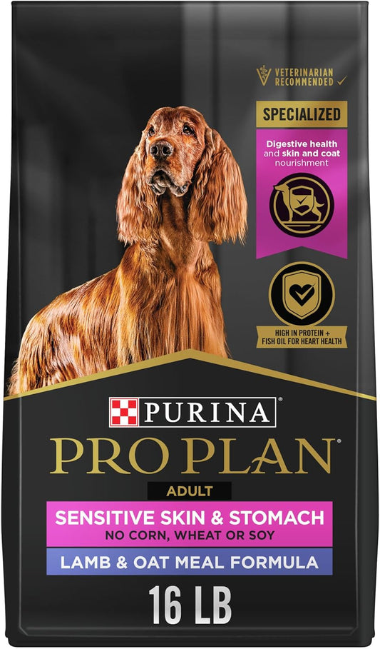 Purina Pro Plan Sensitive Skin & Sensitive Stomach Lamb & Oat Meal Formula 