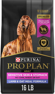 Purina Pro Plan Sensitive Skin & Sensitive Stomach Lamb & Oat Meal Formula 