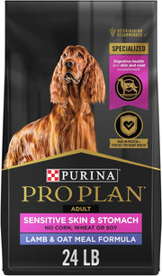 Purina Pro Plan Sensitive Skin & Sensitive Stomach Lamb & Oat Meal Formula 