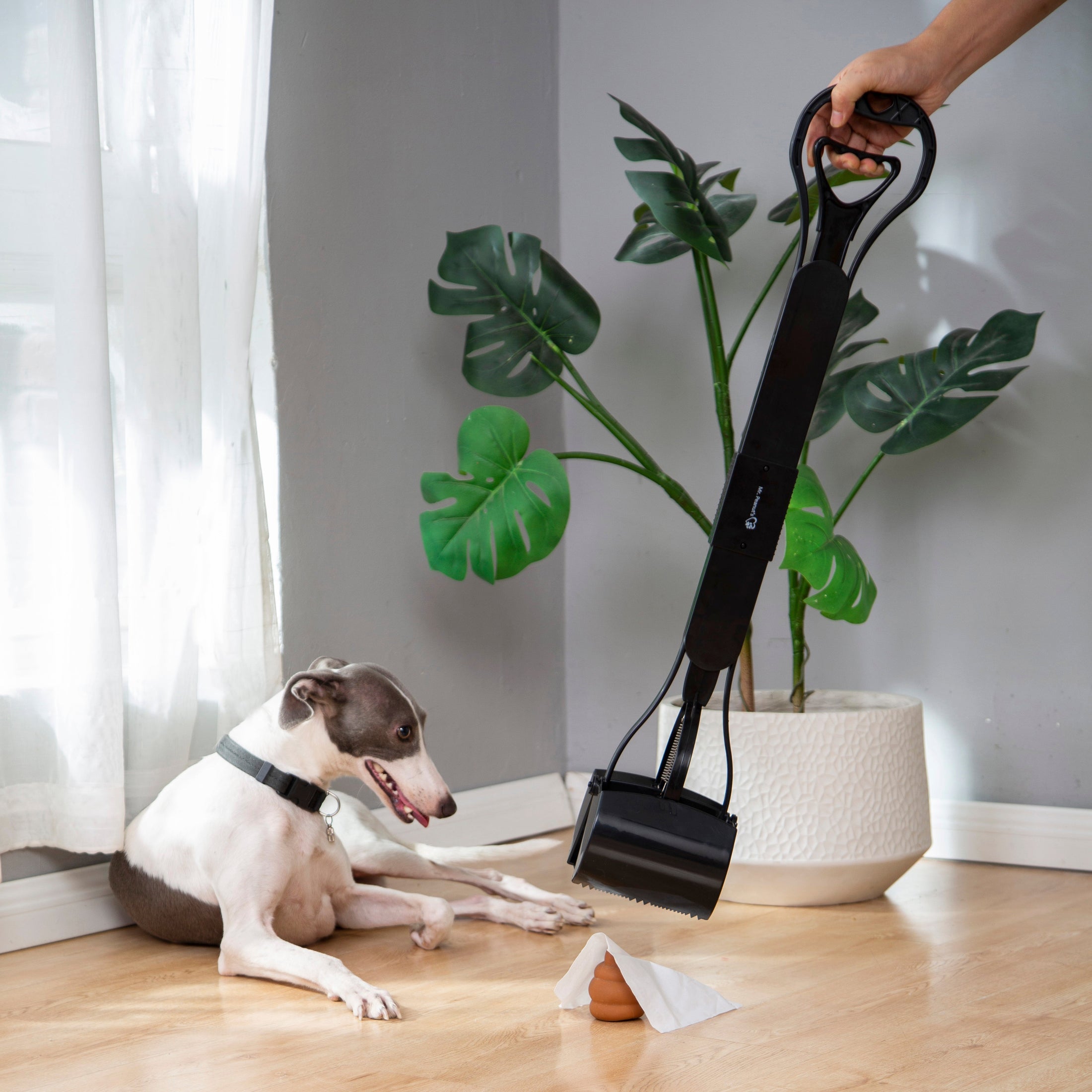 Mr. Peanut's 32" Tall Profile Pooper Scooper - Southlake Paws