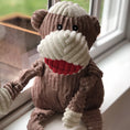Load image into Gallery viewer, Stuey Sock Monkey Knottie®  Plush Dog Toy - image 9
