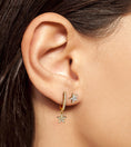 Load image into Gallery viewer, OLIVE & CHAIN Diamond Star Stud Earring - White Gold, Small, Single
