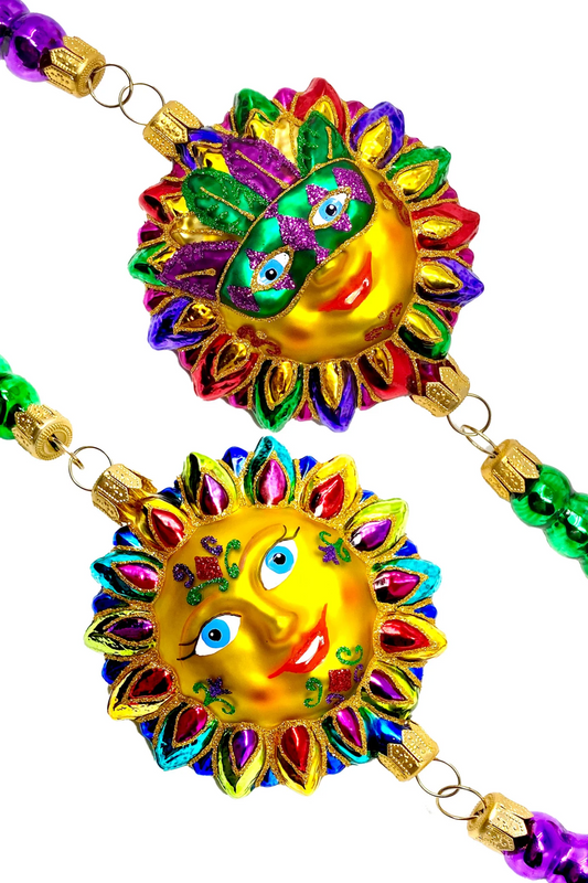Solar Splendor Tribal Sun Glass Tree Garland 