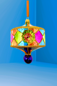 Load image into Gallery viewer, South Beach Reflector Polish Glass Ornament - Southlake Paws
