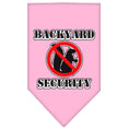 Load image into Gallery viewer, Pet and Dog Bandana Screen Printed, "Backyard Security"
