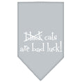 Load image into Gallery viewer, Halloween Pet and Dog Bandana Screen Printed, "Black Cats are Bad Luck"
