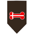 Load image into Gallery viewer, Pet and Dog Bandana Screen Printed, "Bone Shaped Denmark Flag"
