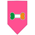 Load image into Gallery viewer, Pet and Dog Bandana Screen Printed, "Bone Shaped Flag Ireland"
