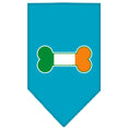 Load image into Gallery viewer, Pet and Dog Bandana Screen Printed, "Bone Shaped Flag Ireland"
