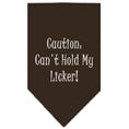 Load image into Gallery viewer, Pet and Dog Bandana Screen Printed, "Caution: Can't Hold My Licker"
