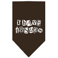 Load image into Gallery viewer, Pet and Dog Bandana Screen Printed, "I Have Issues"

