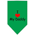 Load image into Gallery viewer, Pet and Dog Bandana Screen Printed, "I Love My Daddy"
