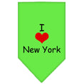 Load image into Gallery viewer, Pet and Dog Bandana Screen Printed, "I Heart NY"
