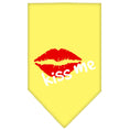 Load image into Gallery viewer, Pet and Dog Bandana Screen Printed, "Kiss Me"
