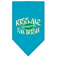 Load image into Gallery viewer, Pet and Dog Bandana Screen Printed, "Kiss Me I'm Irish"
