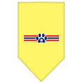 Load image into Gallery viewer, Pet and Dog Bandana Screen Printed, "Patriotic Star Paw"
