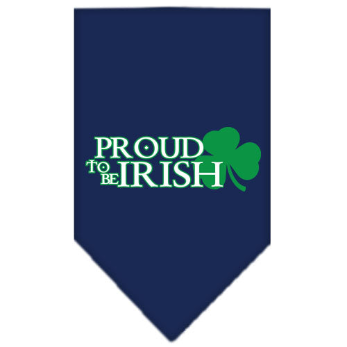 Pet and Dog Bandana Screen Printed, "Proud To Be Irish"