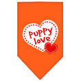 Load image into Gallery viewer, Pet and Dog Bandana Screen Printed, "Puppy Love"
