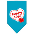 Load image into Gallery viewer, Pet and Dog Bandana Screen Printed, "Puppy Love"
