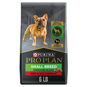 Pro Plan Small Breed Shredded Blend Beef & Rice Dog Food Dry Dog Food (6lb) 