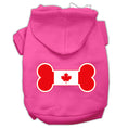 Load image into Gallery viewer, Pet Hoodie "Bone Shaped Canadian Flag"
