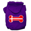 Load image into Gallery viewer, Pet Hoodie "Bone Shaped Denmark Flag"

