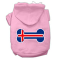 Load image into Gallery viewer, Pet Hoodie "Bone Shaped Iceland Flag"
