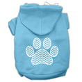 Load image into Gallery viewer, Pet Hoodie "Chevron Paw Print"

