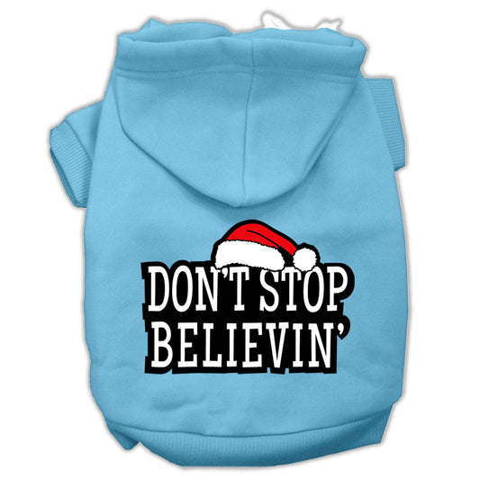 Christmas Pet Hoodie, "Don't Stop Believin"
