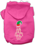 Load image into Gallery viewer, Christmas Pet Hoodie "I'm The Lazy Elf"
