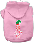 Load image into Gallery viewer, Christmas Pet Hoodie "I'm The Lazy Elf"
