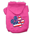 Load image into Gallery viewer, Pet Dog & Cat Hoodie Screen Printed, "Patriotic Paw"
