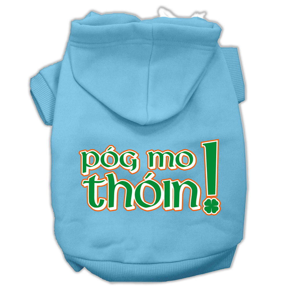 Pet Dog & Cat Hoodie Screen Printed, "Pog Mo Thoin!"